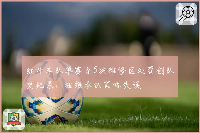 红牛车队单赛季5次维修区处罚创队史纪录，纽维承认策略失误